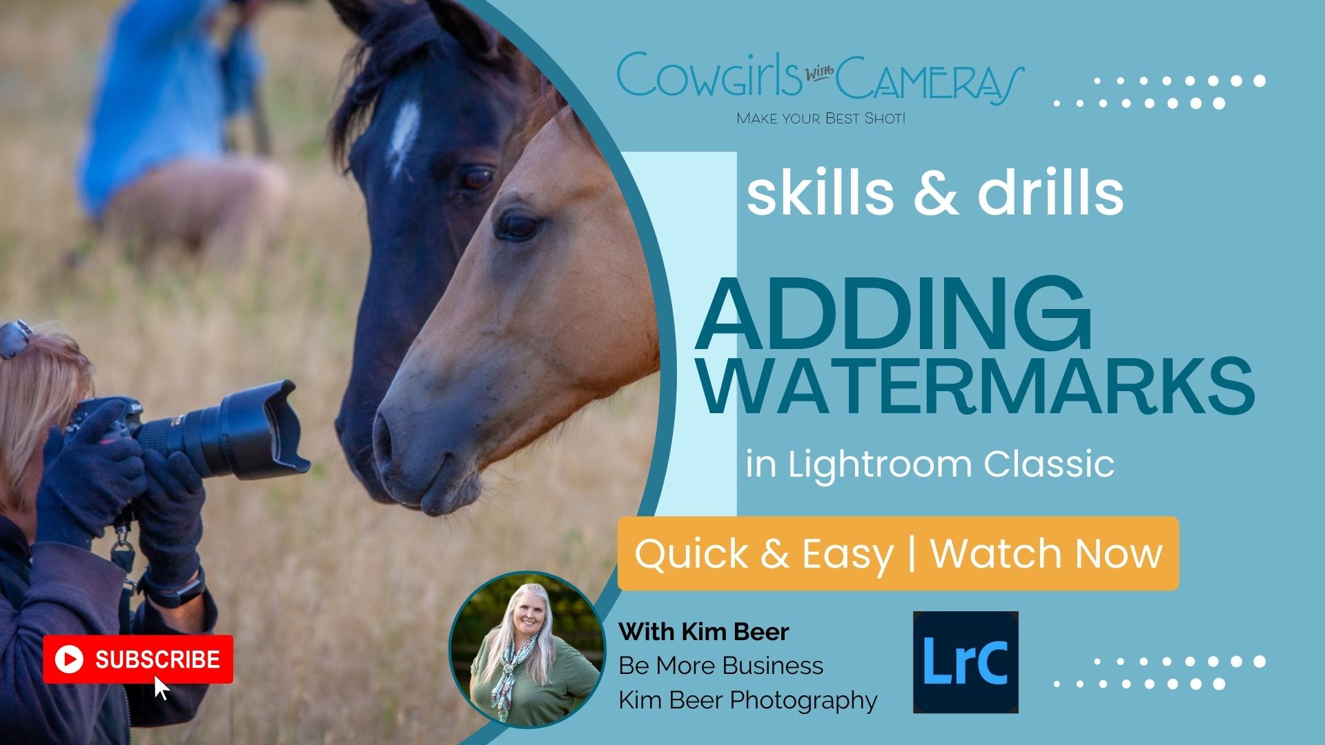 Creating and Using Watermarks in Lightroom Classic